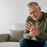 Man in pain with arthritis